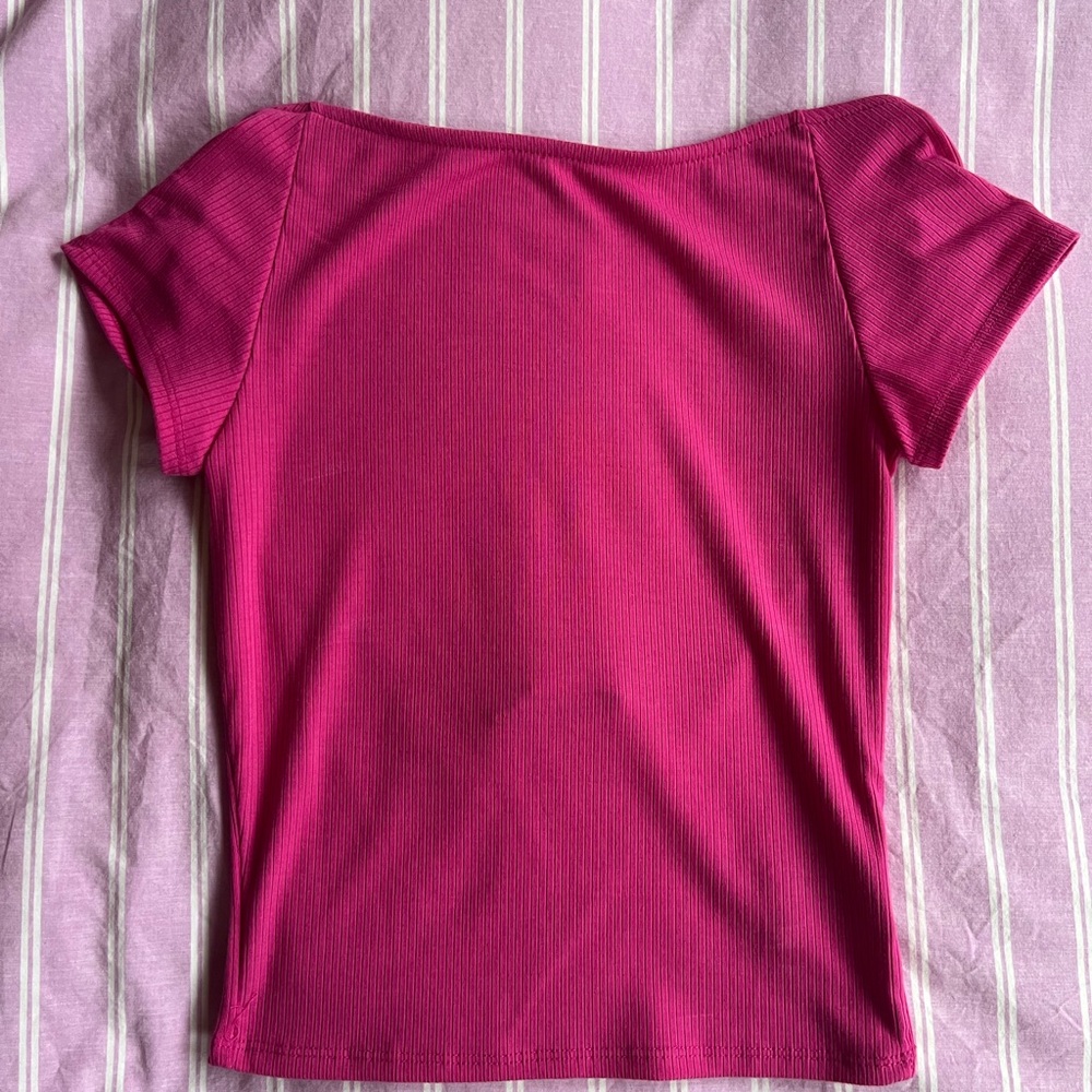 Urban Outfitters Fuchsia Crop Top
